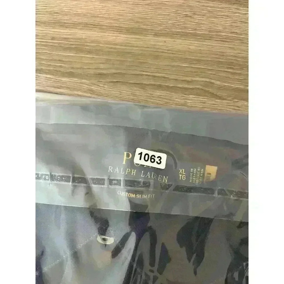 Polo Ralph Lauren Big Pony #3 Custom Slim Fit Polo Blue Rugby Short Sleeve XL - Picture 13 of 13